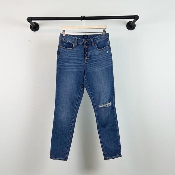 J. Crew Factory 10” High Rise Skinny Jeans in All Day Stretch - Picture 5 of 10